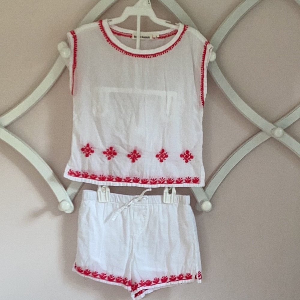 Roller Rabbit~Girls 4~Short Set~New without tags. 100% Cotton